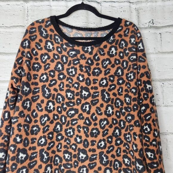 Simply Southern Collection Animal Print Pullover Sweater Multicolor Size Medium - Picture 2 of 13